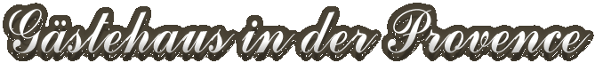 Bed and breakfast Provence
