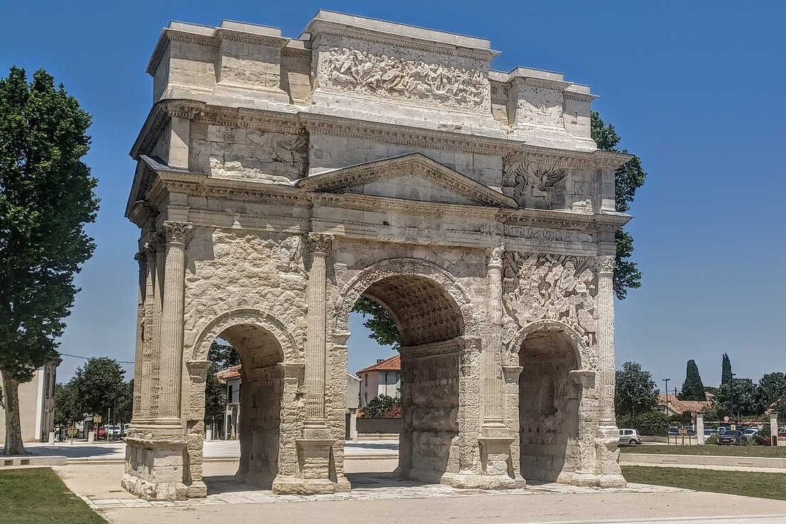 Roman triumphal arch in Orange