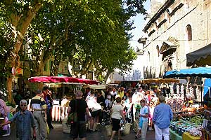 Isle sur la Sorgue Provençal market © VF