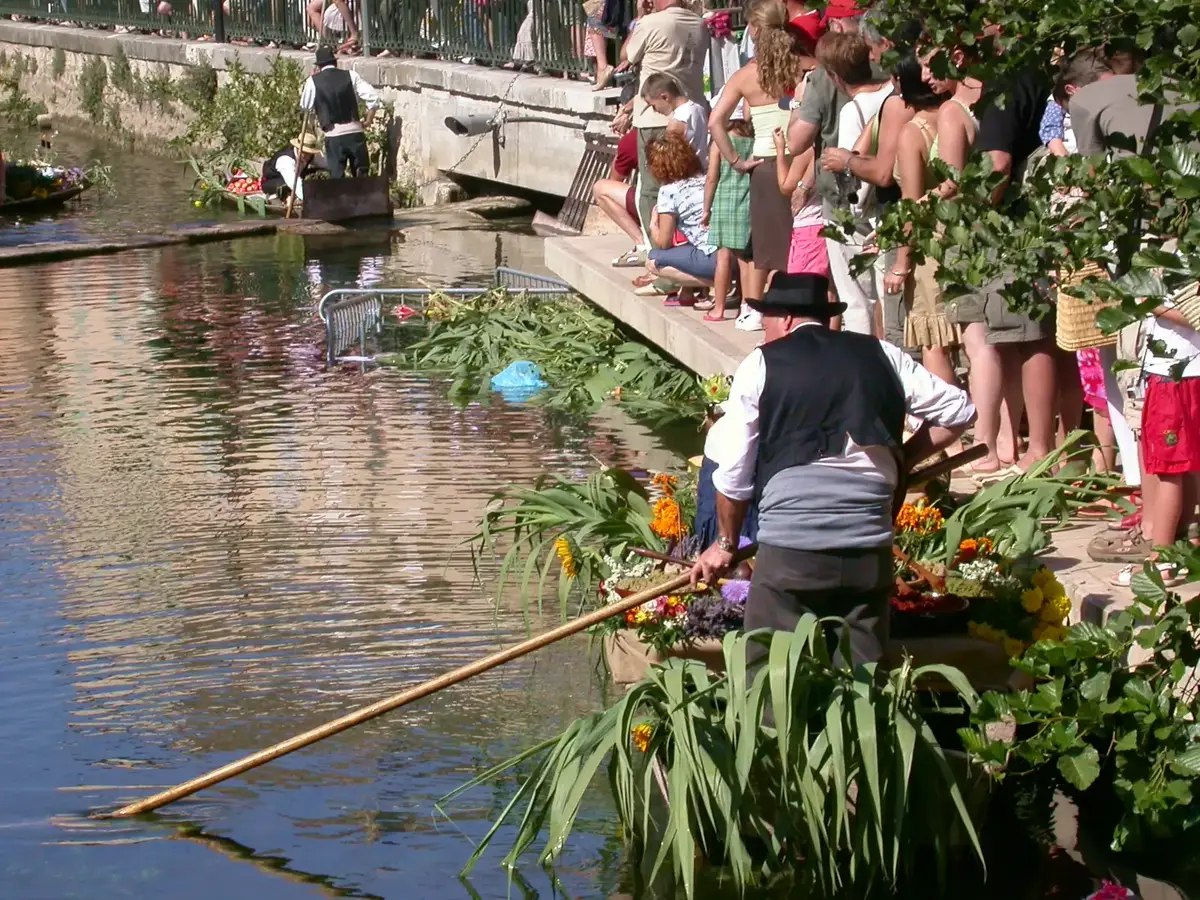 Schwimmender Markt in Isle sur la Sorgue © VF